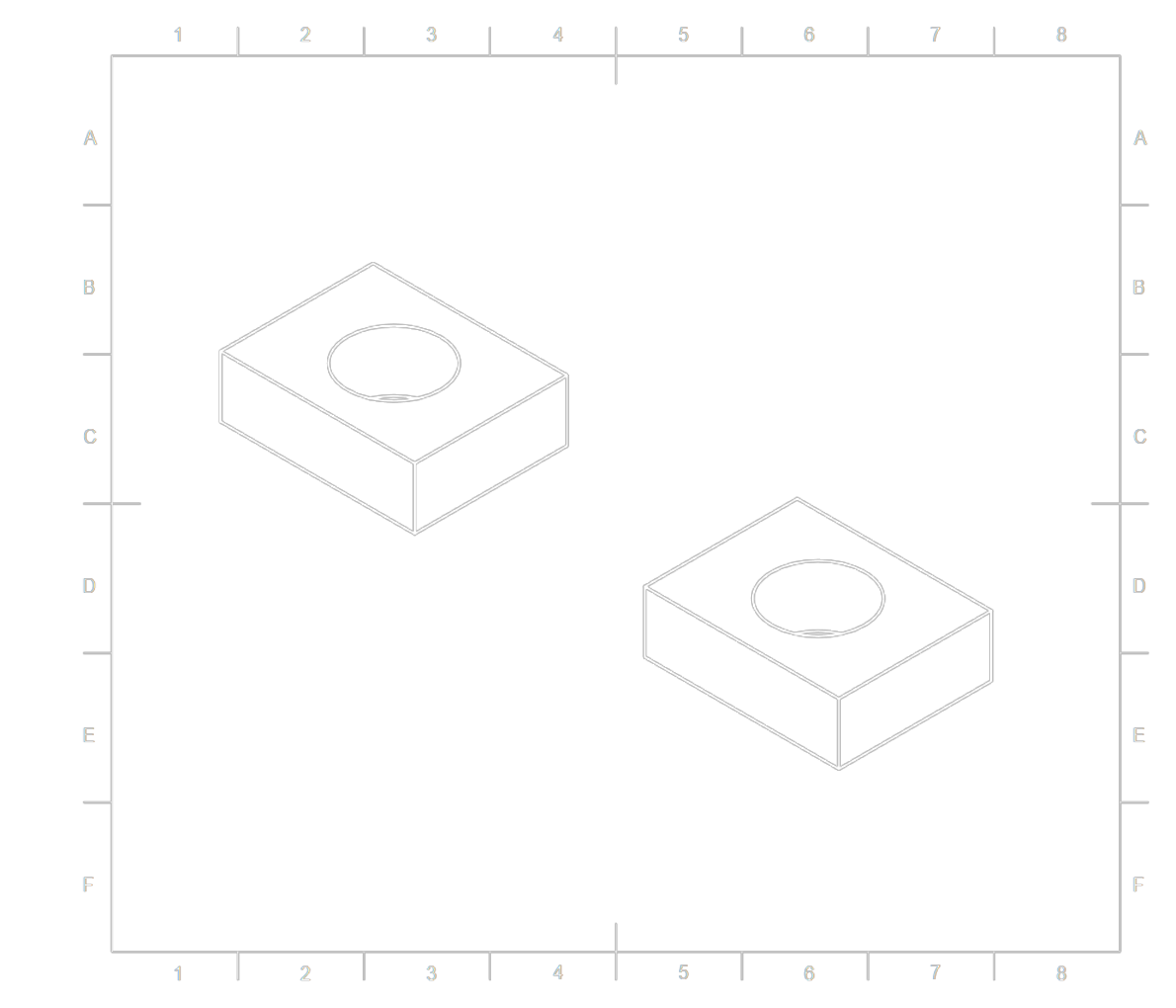 2x square nut M4