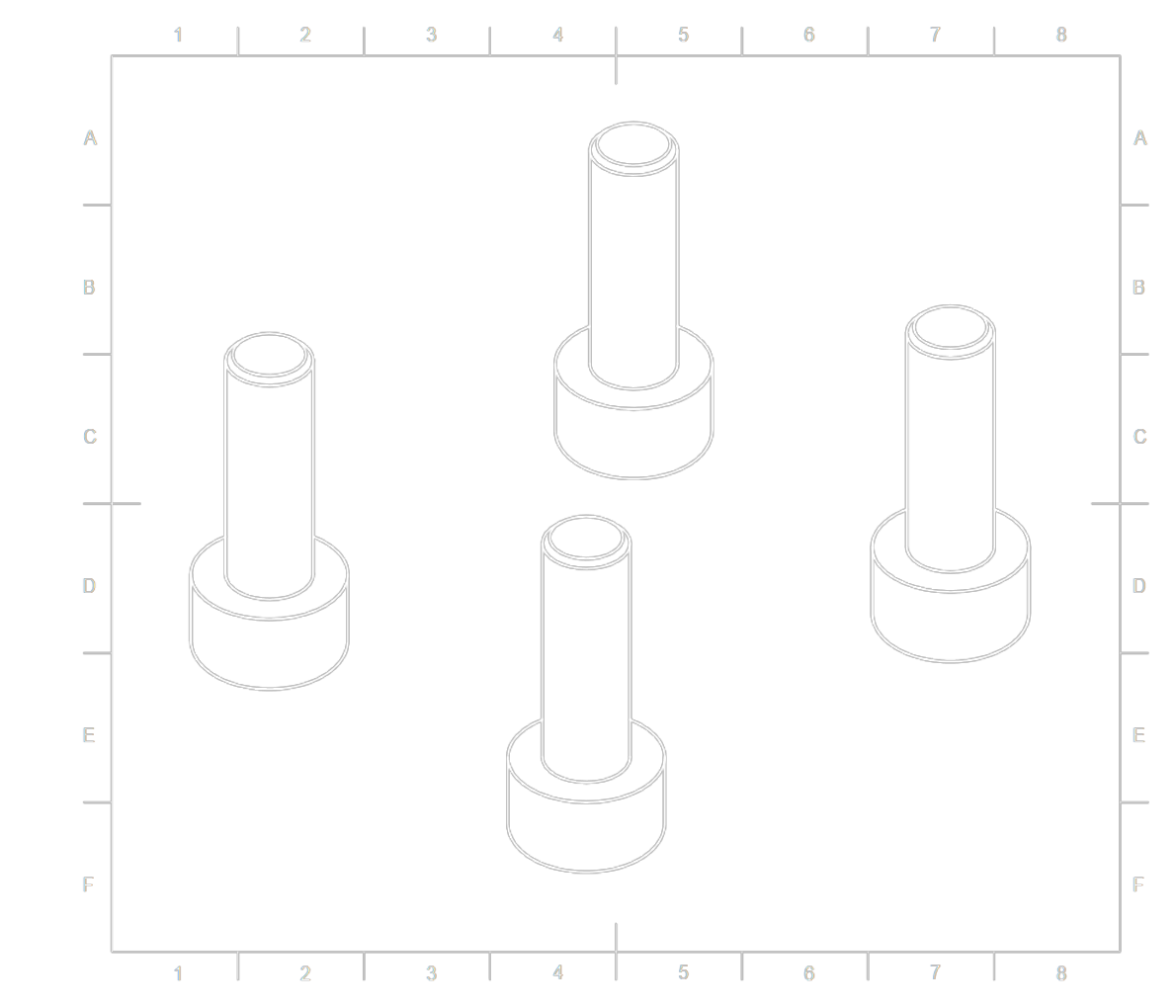 4x M4x16 SHCS